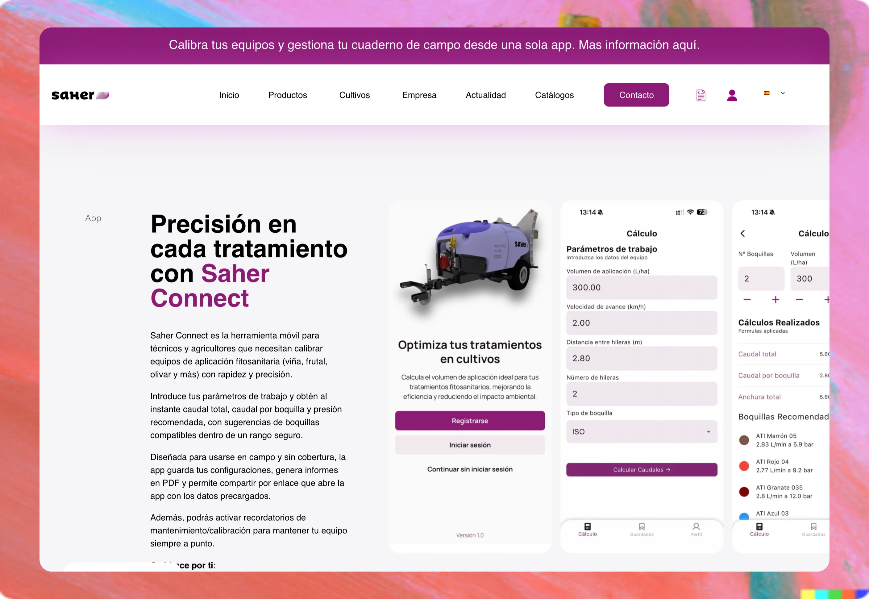 Saher Connect — App Móvil · AgriTech · España