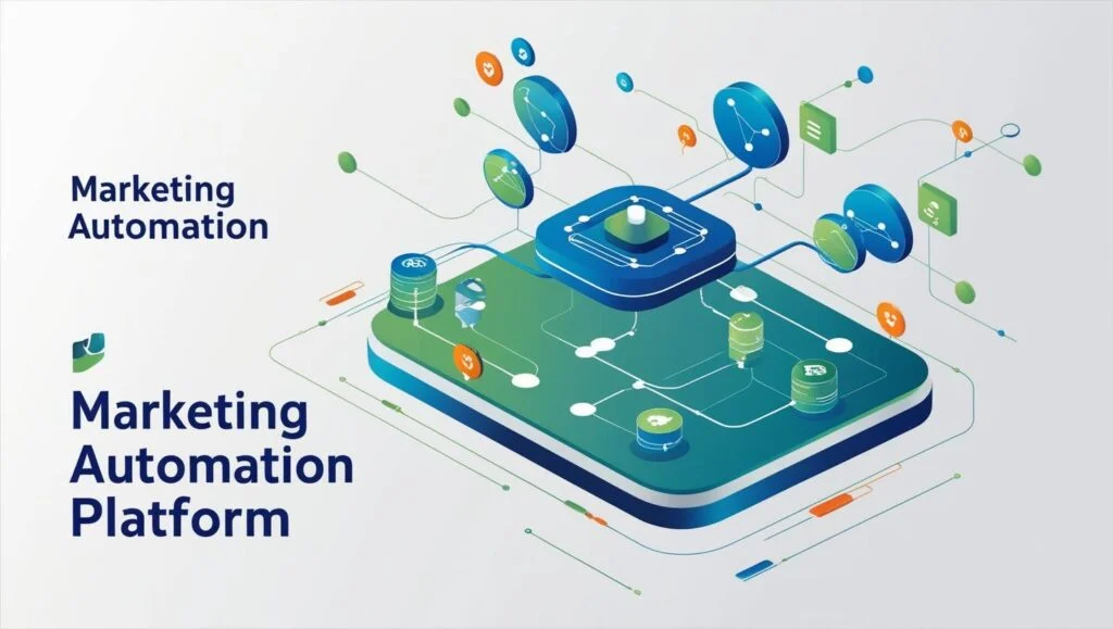 Panel de herramientas de automatización del marketing mostrando datos y gráficas en 2025
